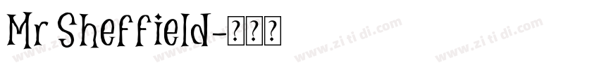 Mr Sheffield字体转换